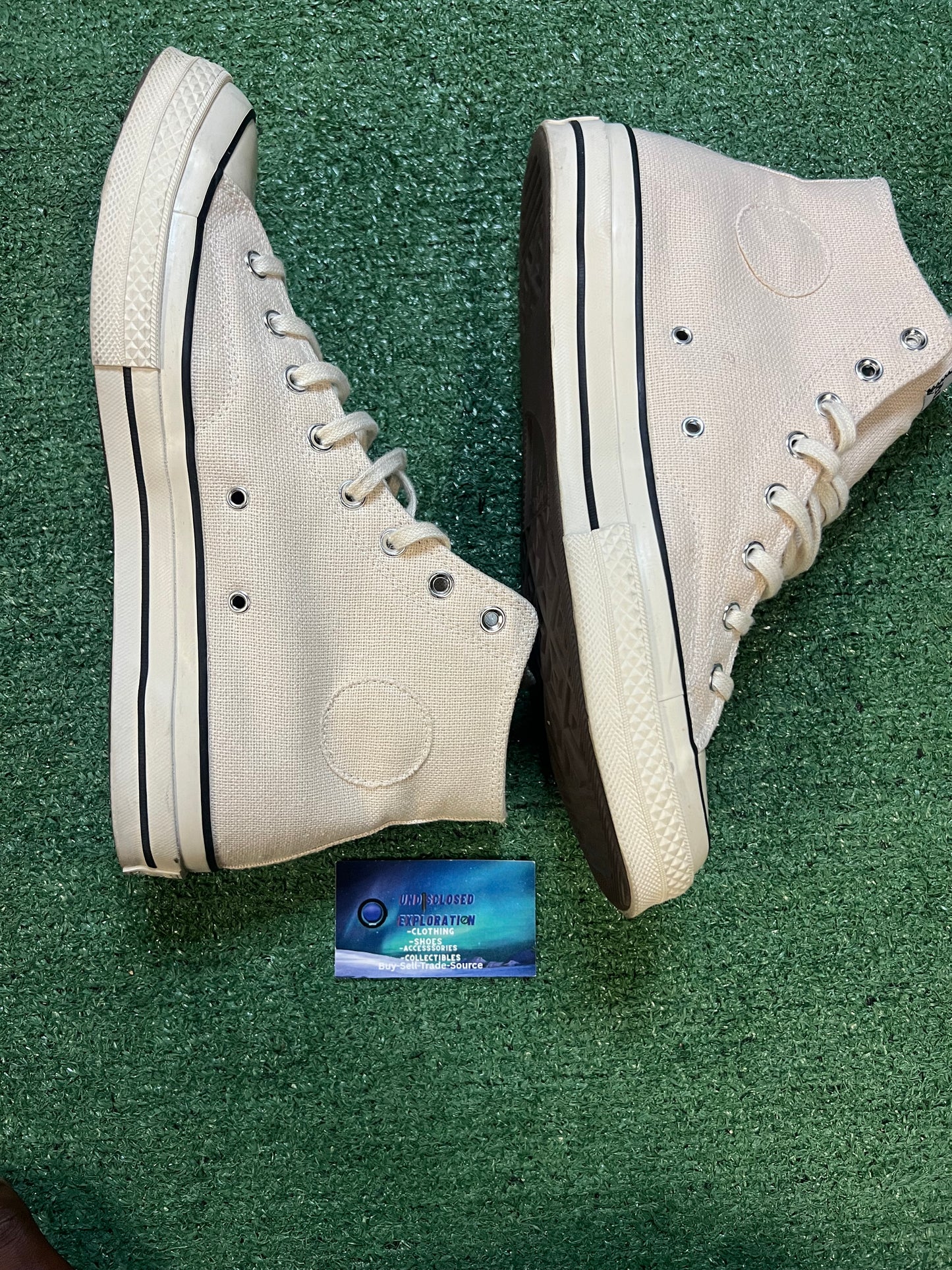 Converse chuck Taylor All star 70 X Stussy fossil pearl size 11.5men/13women