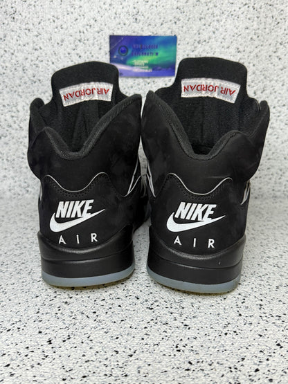 Jordan 5 Black Metallic Reimagined 8 Men/9.5 Women “Preowned”