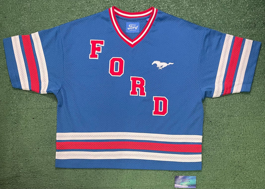 Ford embroidered mesh jersey