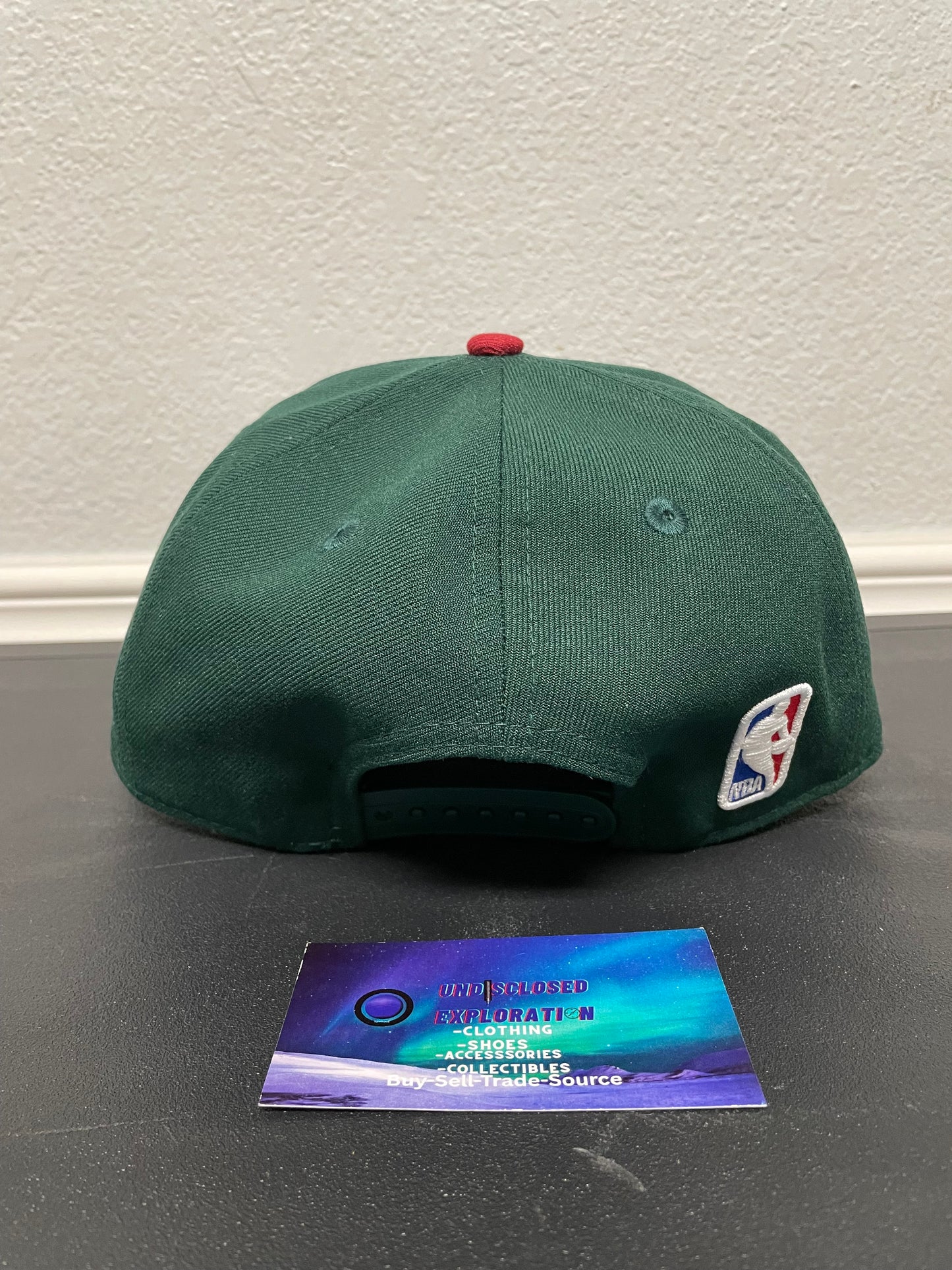 Seattle Sonics skyline green and red new era hat
