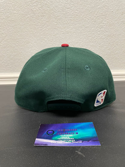 Seattle Sonics skyline green and red new era hat
