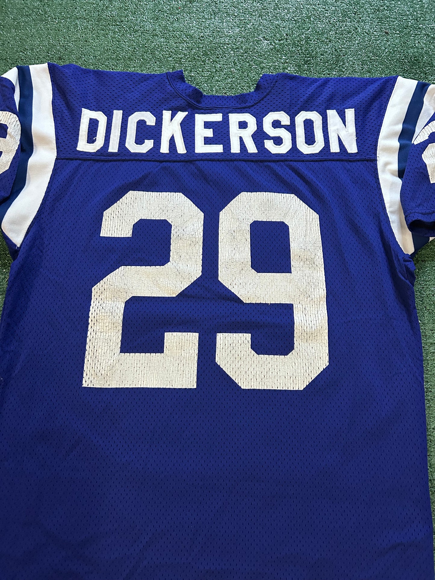 Vintage 1980s Rawlings blue and white football jersey