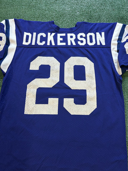 Vintage 1980s Rawlings blue and white football jersey