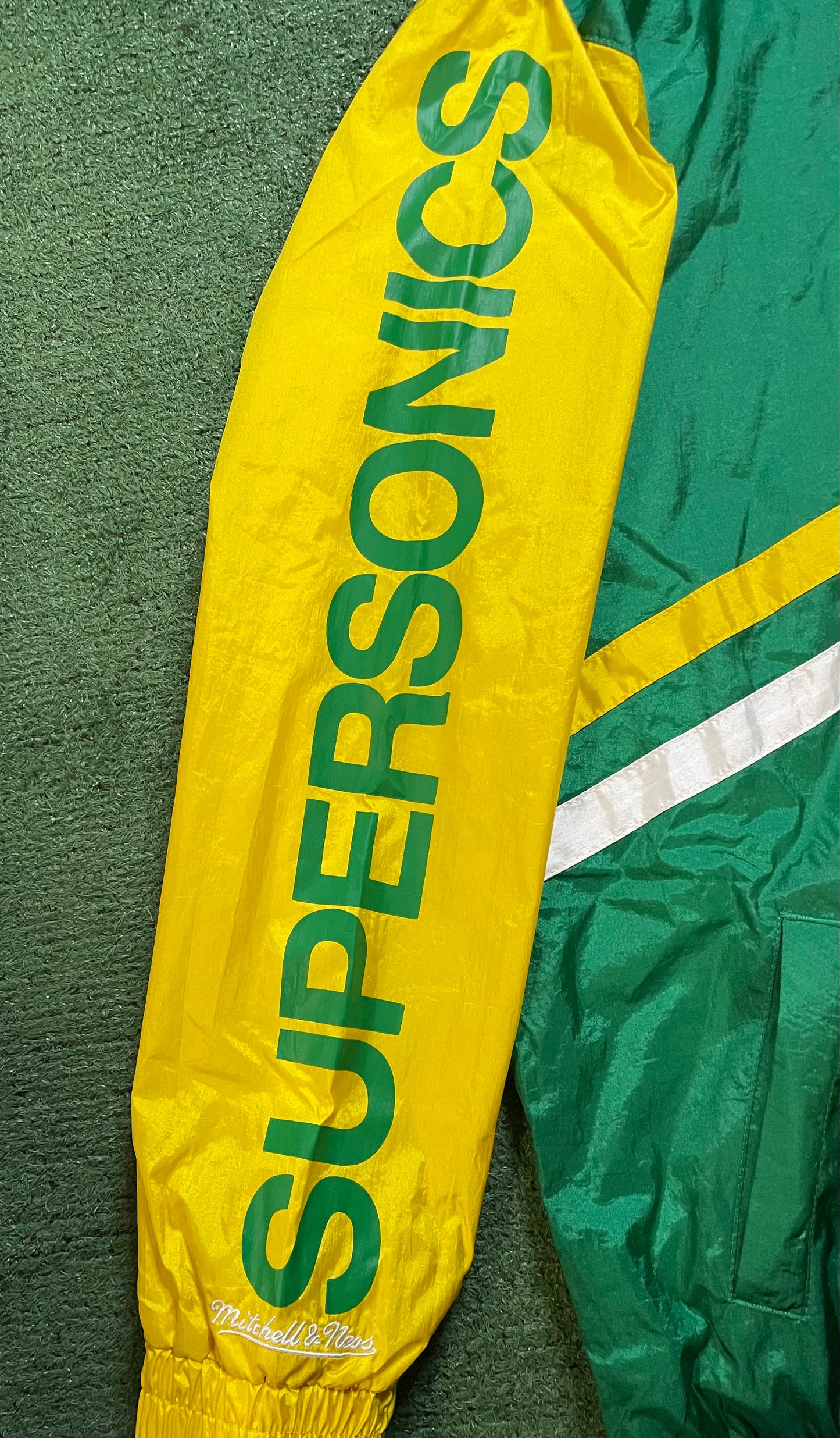 Seattle Supersonics Hardwood Classics Undeniable Full-Zip Windbreaker