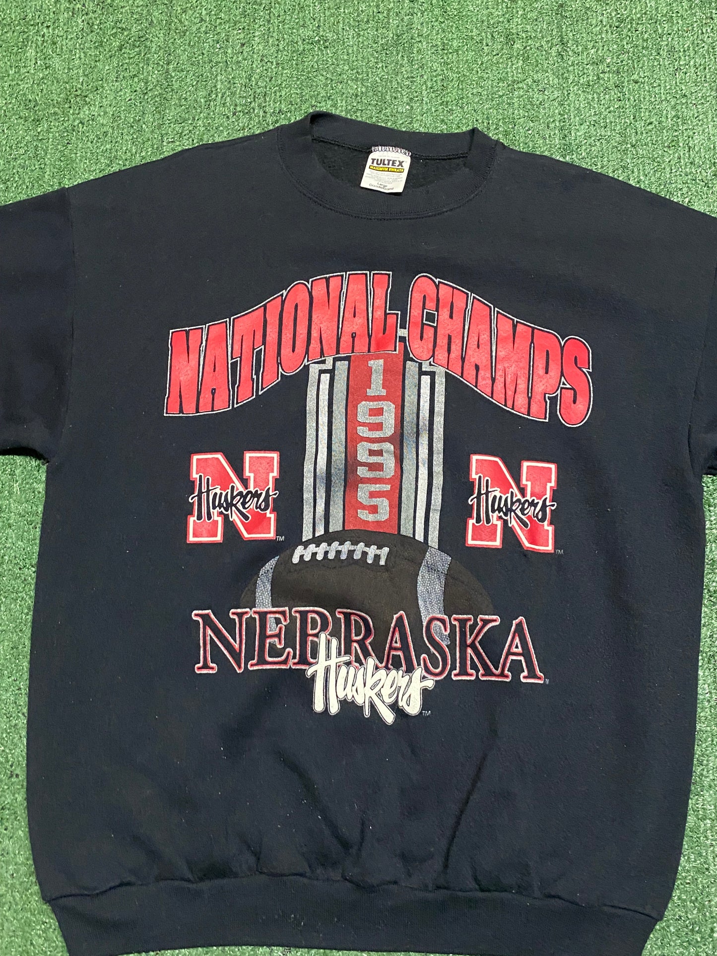 Vintage 1995 Nebraska National Championship Sweater