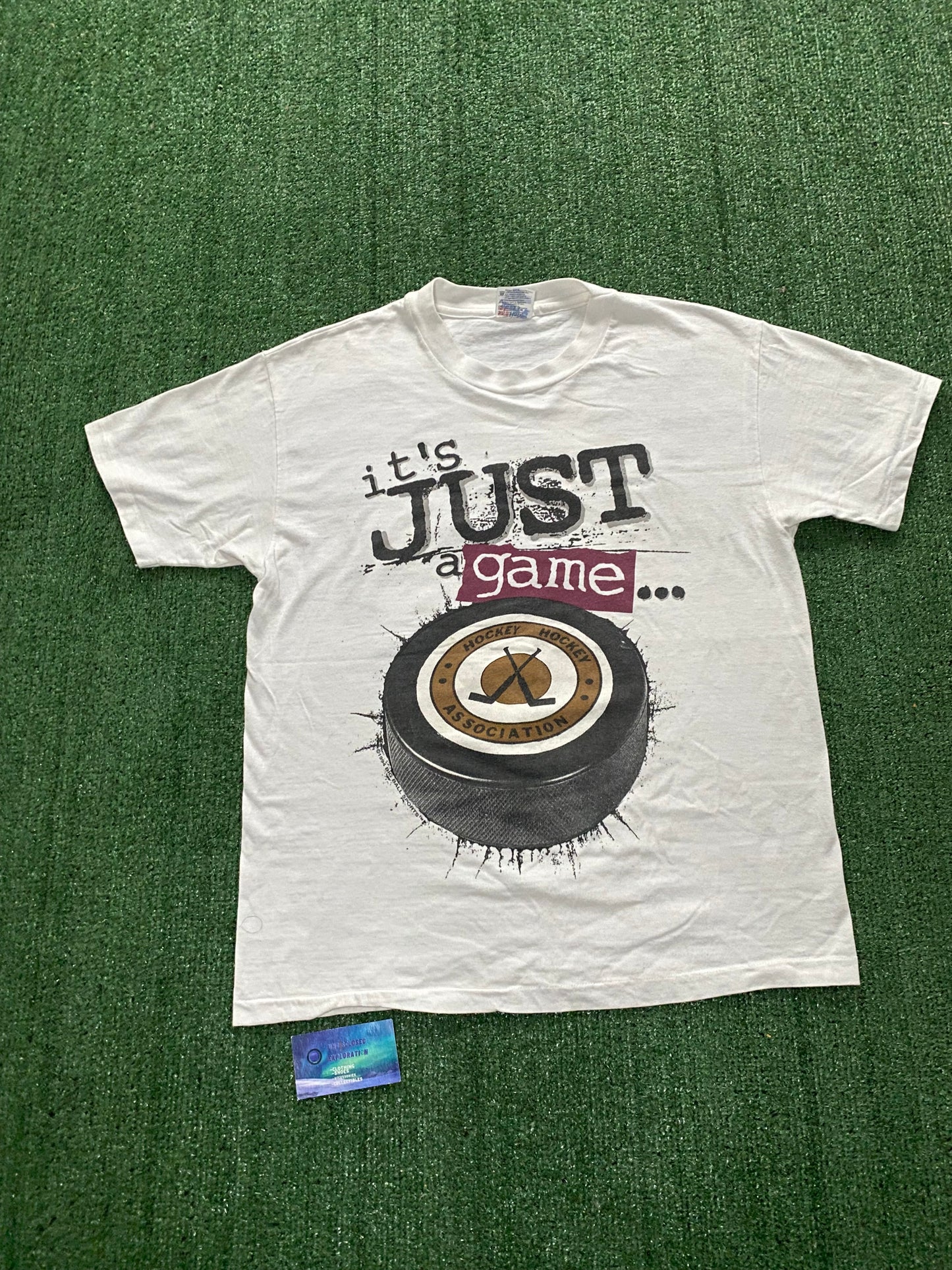 Vintage “Its Just A Game” Hockey T-shirt