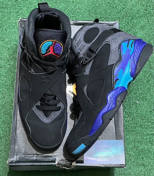 Jordan 8 aqua 2015 size 10men/11.5women