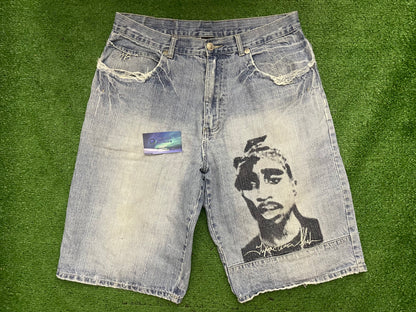 Vintage Tupac Makaveli Jorts