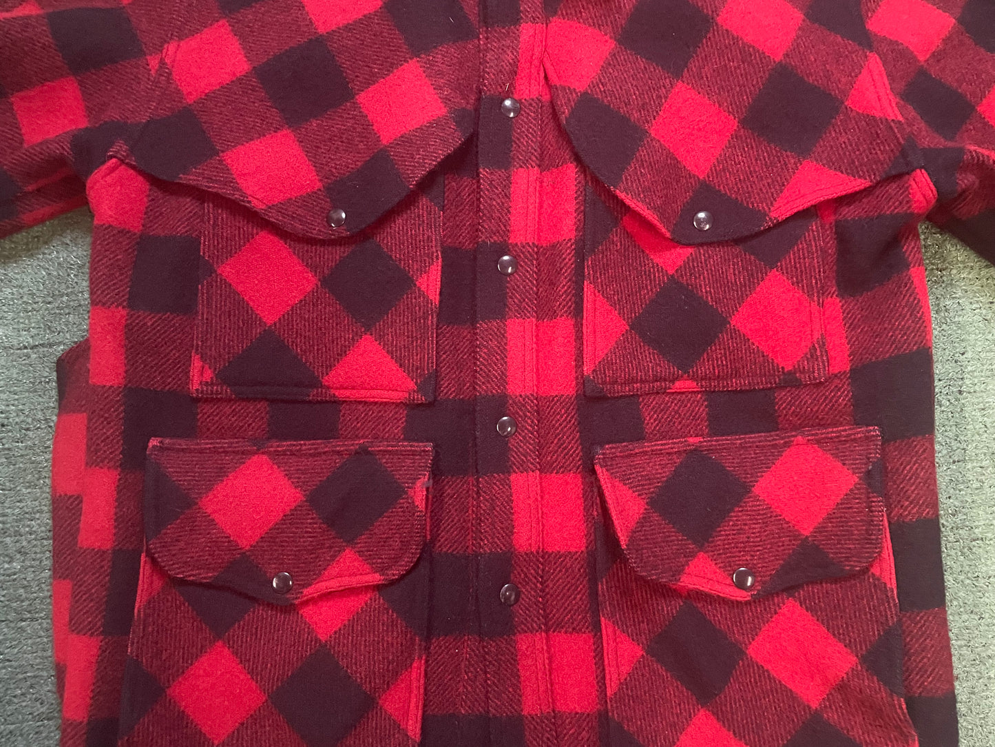 Vintage Shaman Outfitters wool red plaid jacket