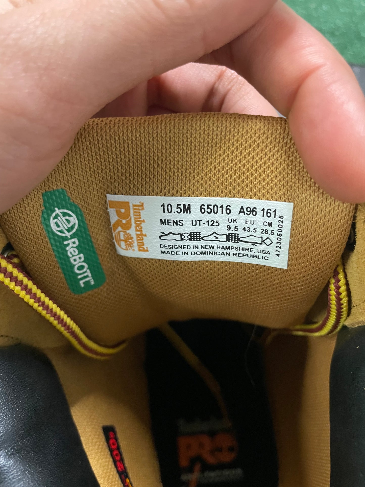 Timberland pro  6 inch wheat steel toe waterproof boot
