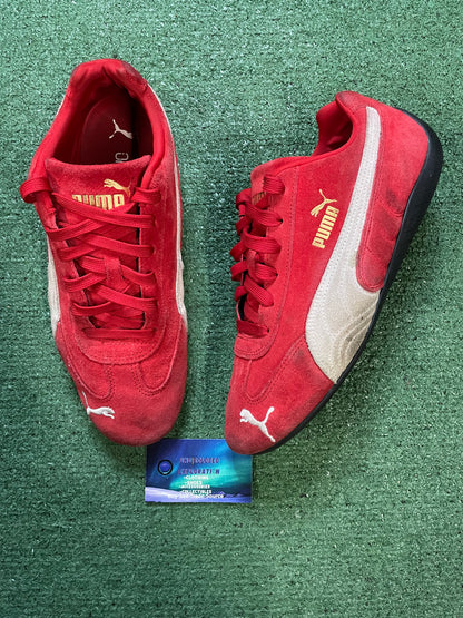 Puma red speedcat size 10.5men/12women