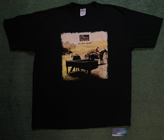 Vintage 2000s Elton John the captain and the kid tour tee