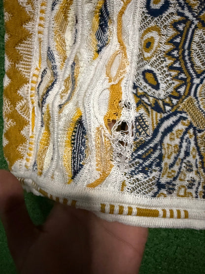 Vintage Coogi Fish Animal Cropped Quarter Zip
