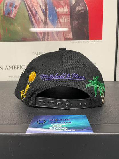 LA Los Angeles lakers patch Mitchell & Ness hat