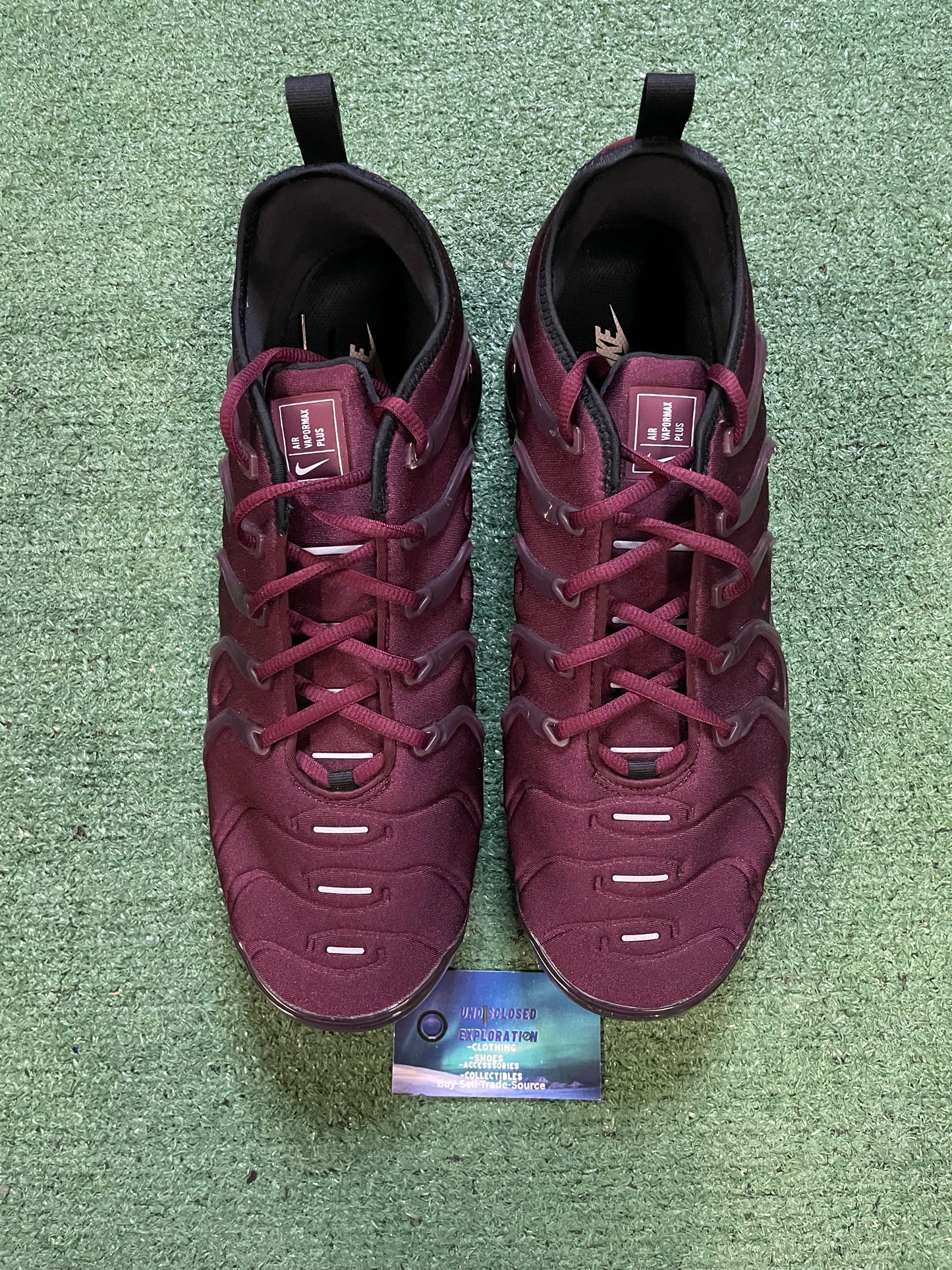 Nike vapormax plus night maroon size 14men/15.5women