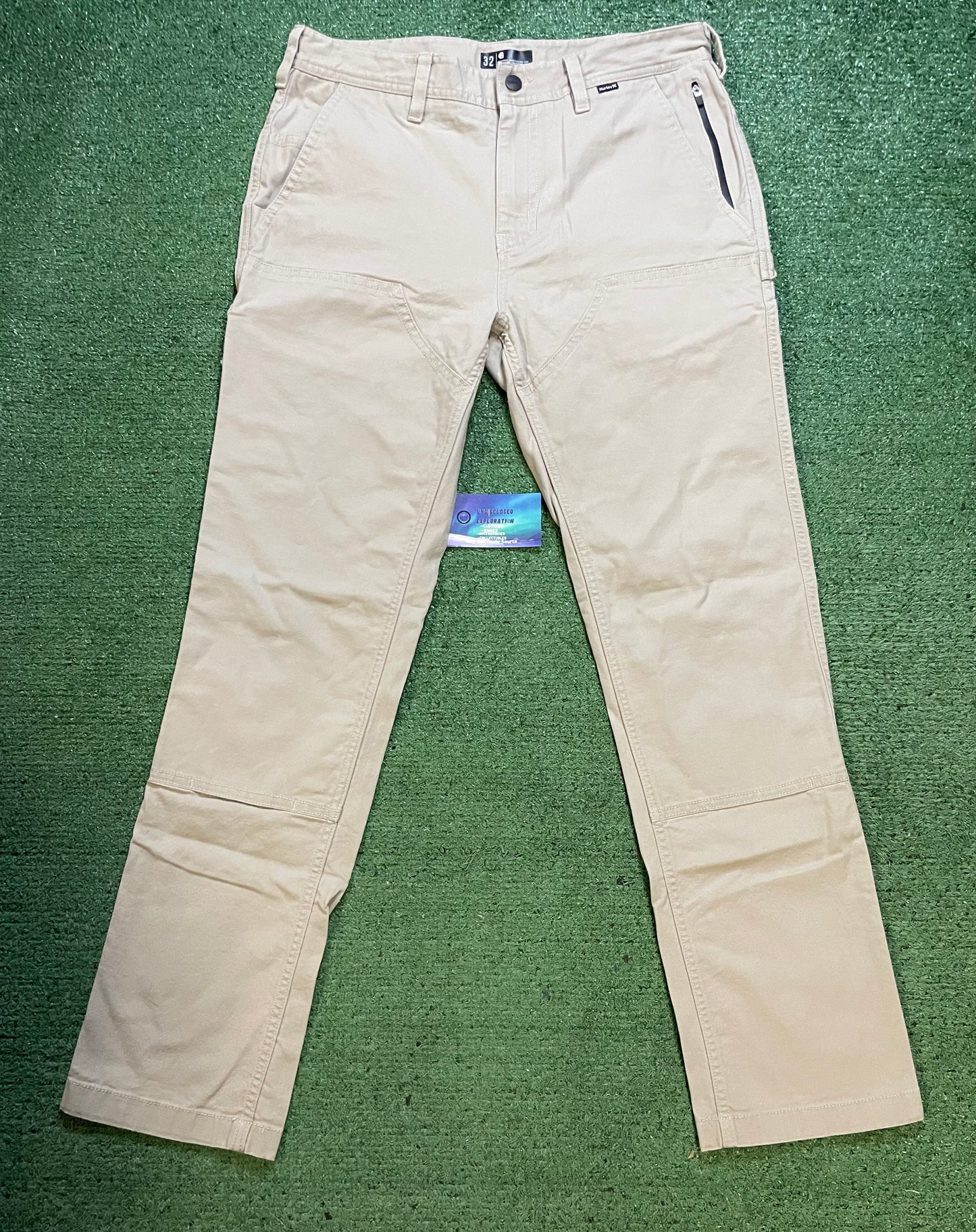 Hurley X Carhartt tan double knees pants