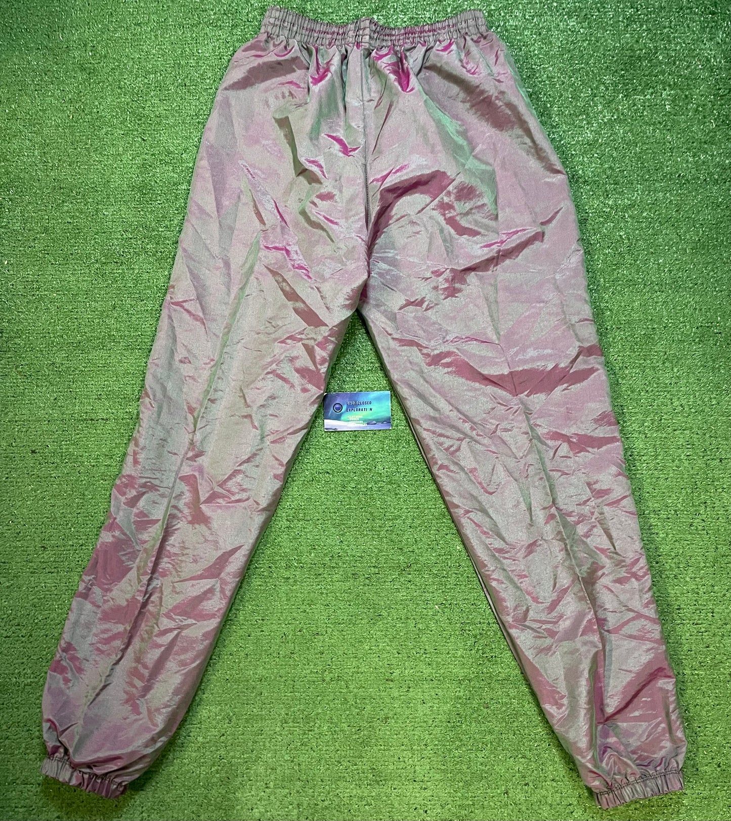 Vintage 1990s Surf Style Steiner iridescent sweatsuit