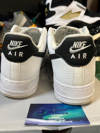 Nike Air Force 1 low white black size 10men/11.5women