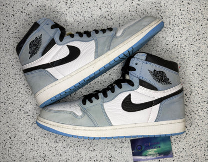 Jordan 1 University Blue 10.5 Men/12 Women “Preowned”
