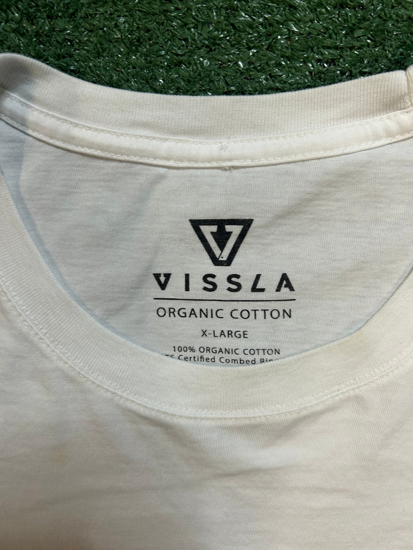 Vissla organic white cotton tee