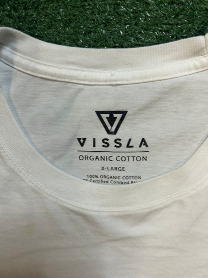 Vissla organic white cotton tee