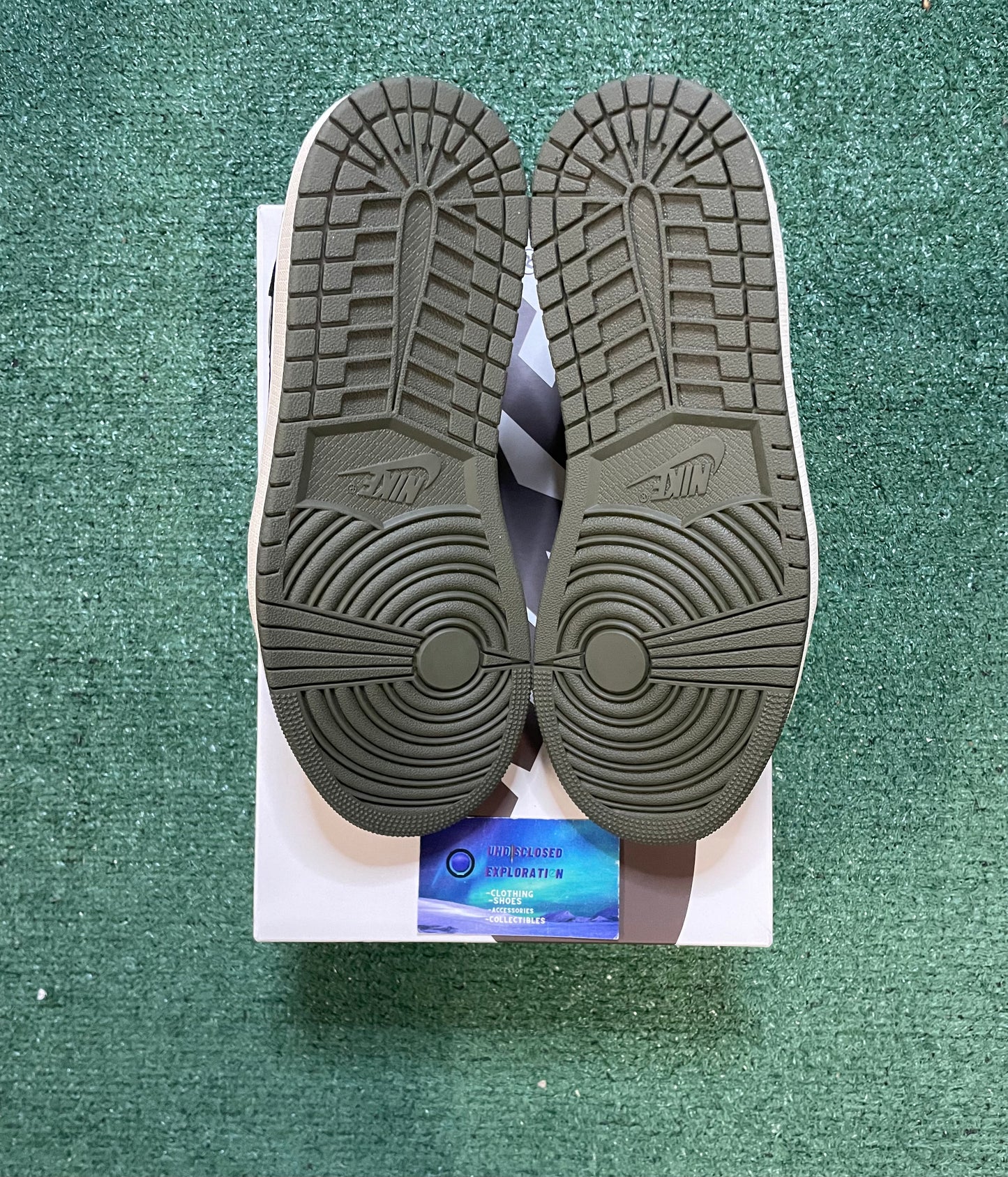 Air jordan 1 low x Travis Scott medium olive