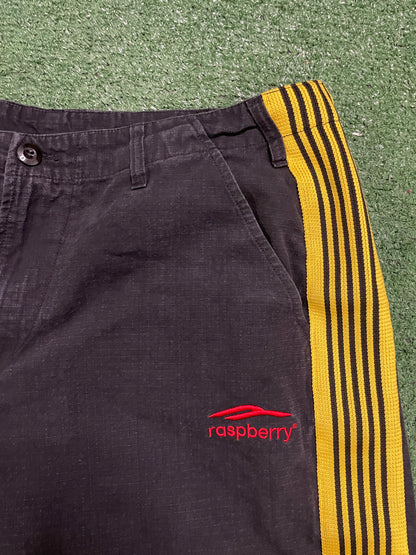 GV Gallery Raspberry convertible cargo stripped pants