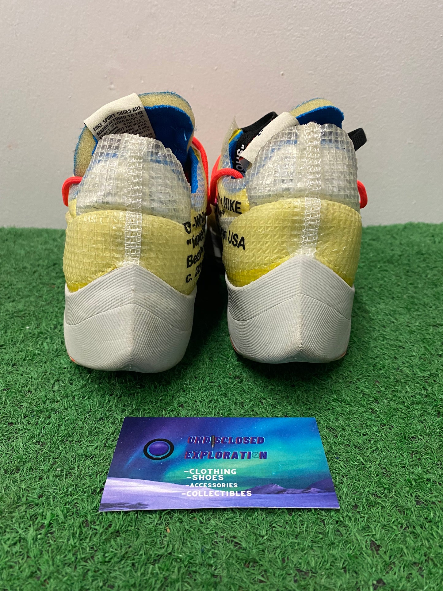 Off white X vapor street tour yellow size 6men/7.5women