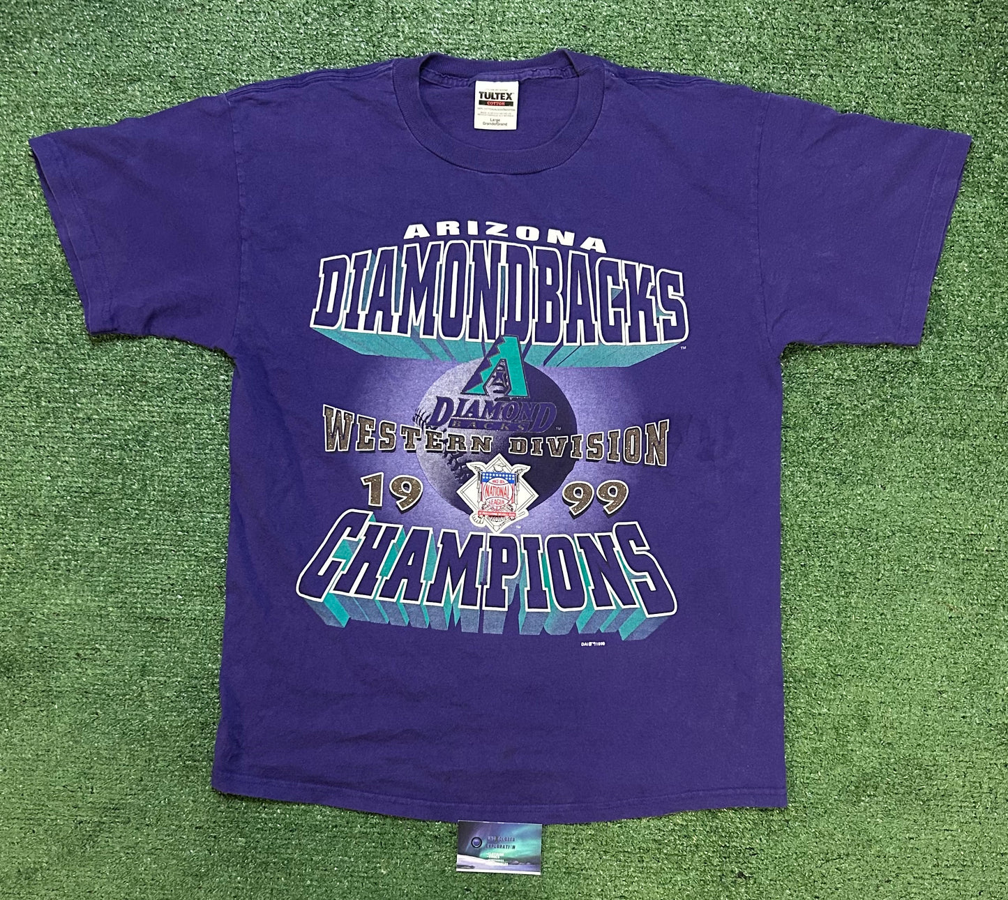 Vintage 1990s  Arizona diamondbacks western division champions tee