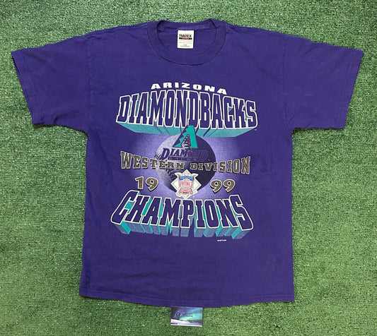 Vintage 1990s  Arizona diamondbacks western division champions tee