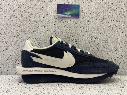 Nike LD Waffle Sacai Fragment Blue Void 10.5 Men/12 Women “Preowned”