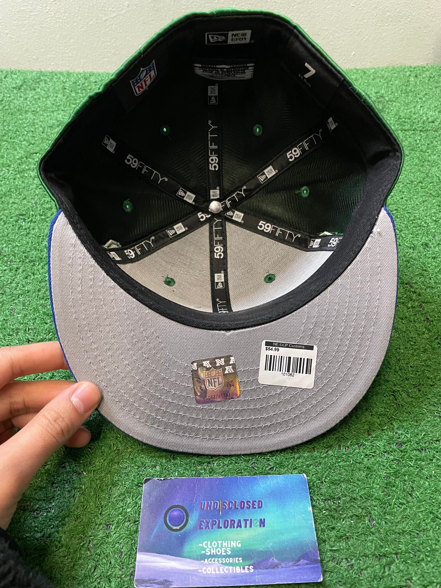 Seattle Seahawks satin fitted hat