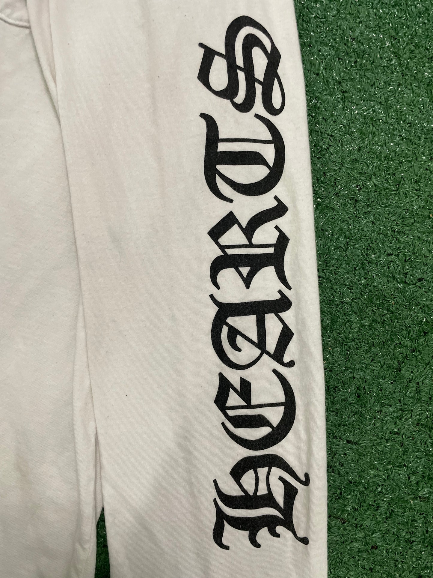 Chrome Hearts neck logo white longsleeve