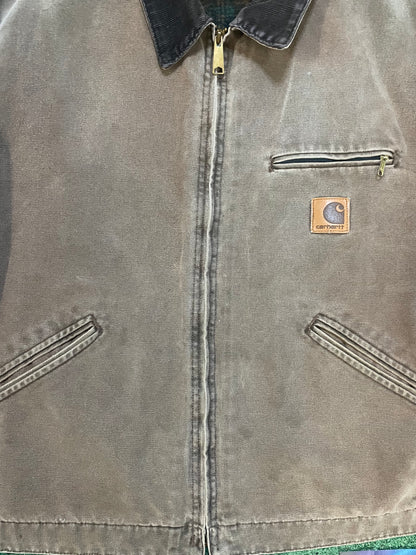 Vintage 1990s Carhartt Detroit Chestnut brown jacket