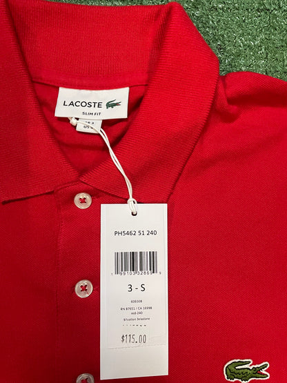 Lacoste red polo