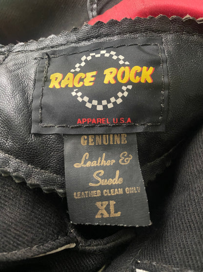 Vintage race rock motor city diner leather jacket