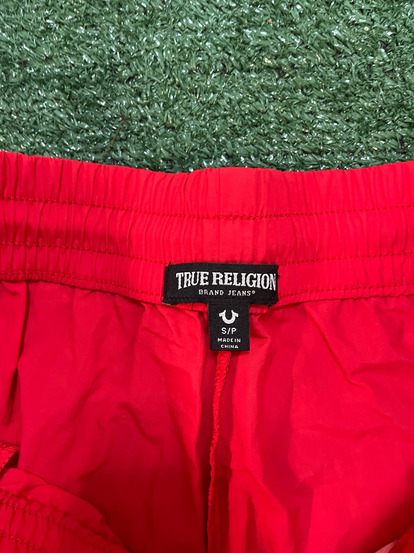 True Religion Red Track Pants