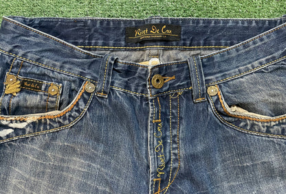 Rivet De Cru embroidered jeans