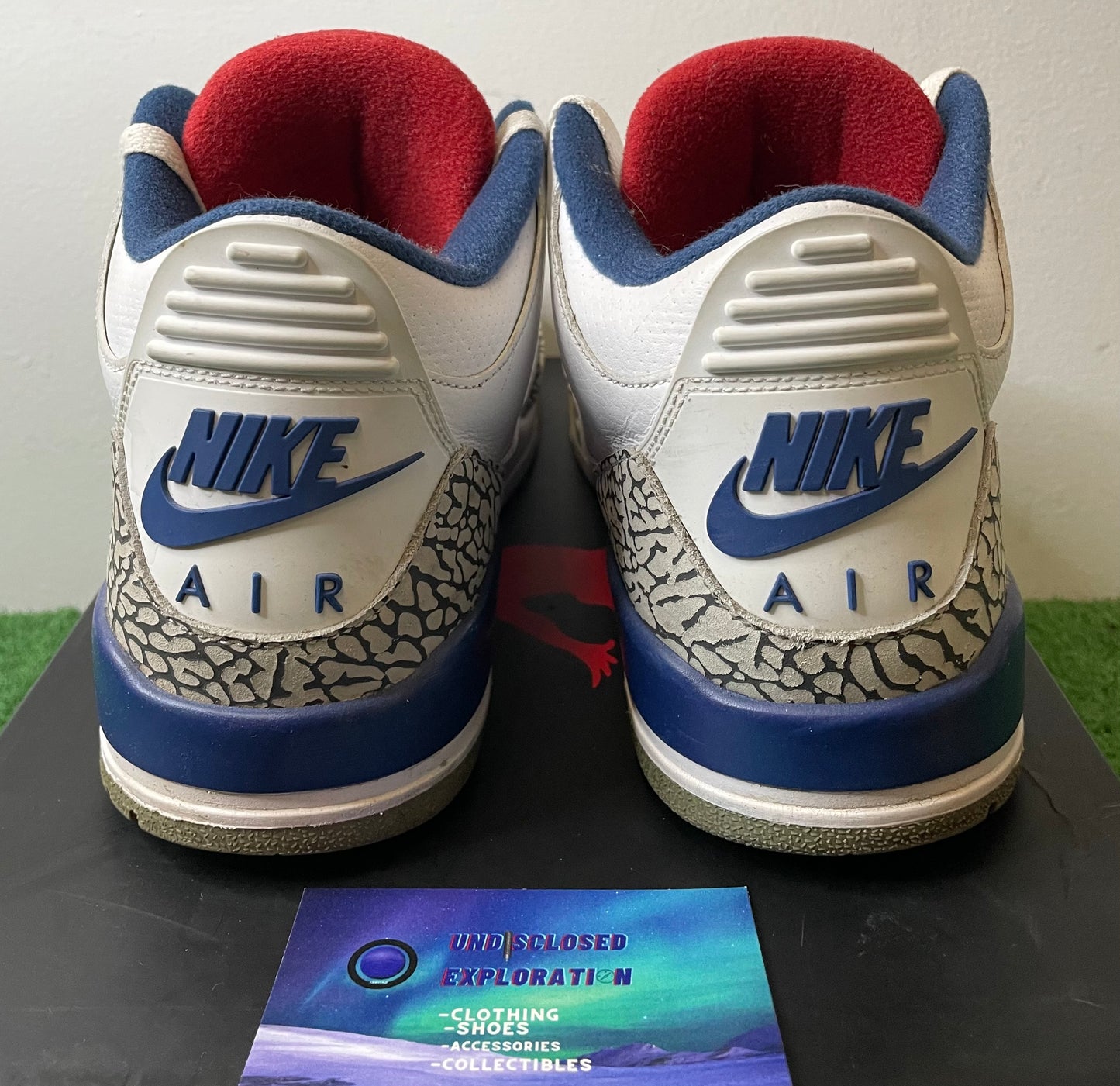 Jordan 3 true blue 2016 size 10.5men/12women