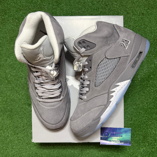 Jordan 5 Wolf Grey 11 Men “Preowned”