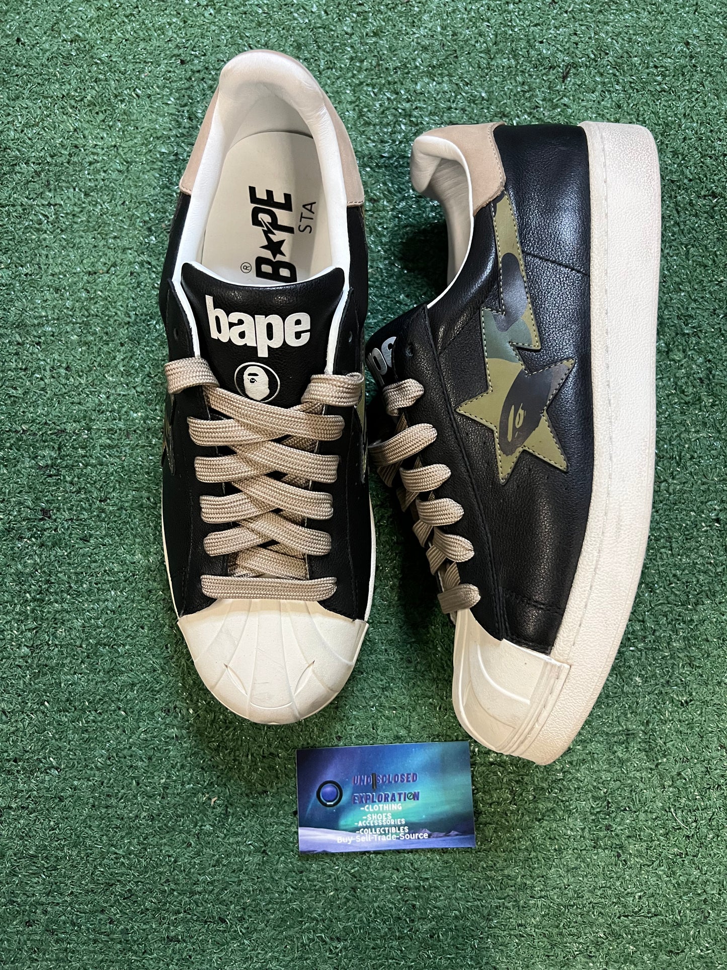 Bape skullsta black size 11men/12.5women