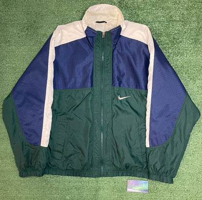 Vintage 1990s Nike big swoosh windbreaker