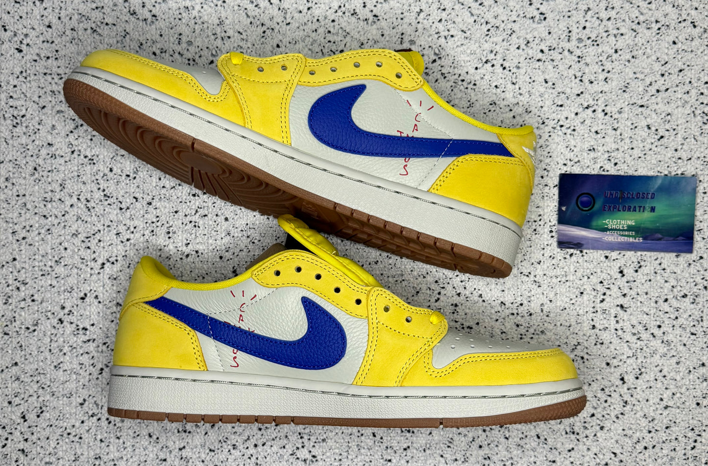 Jordan 1 Low Travis Scott Canary