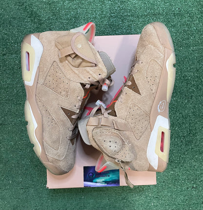 Jordan 6 Travis Scott British Khaki size 12men/13.5women