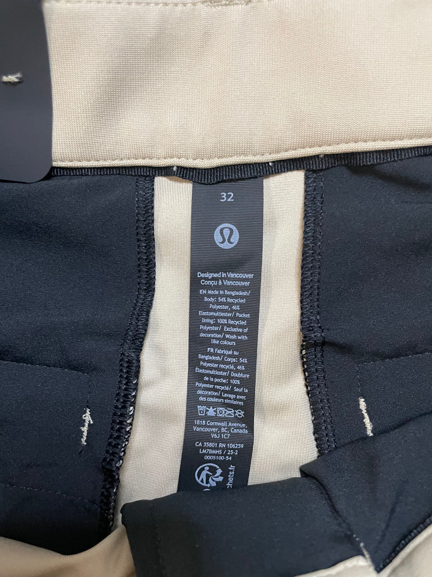 lululemon ABC classic warpstreme shorts