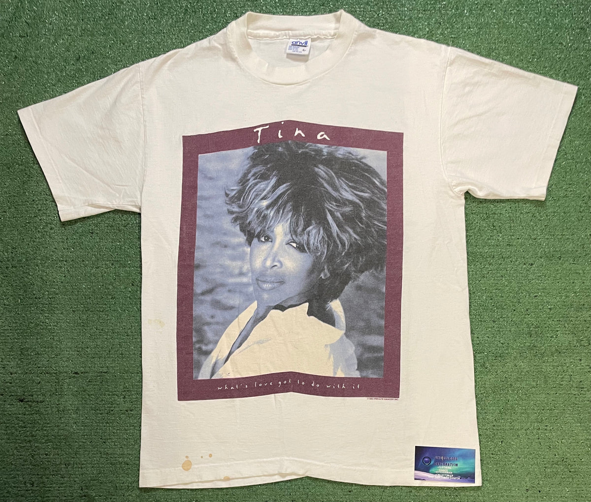 Vintage 1990s Tina Turner what’s love tour tee