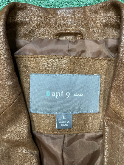 Apt 9 suede brown jacket
