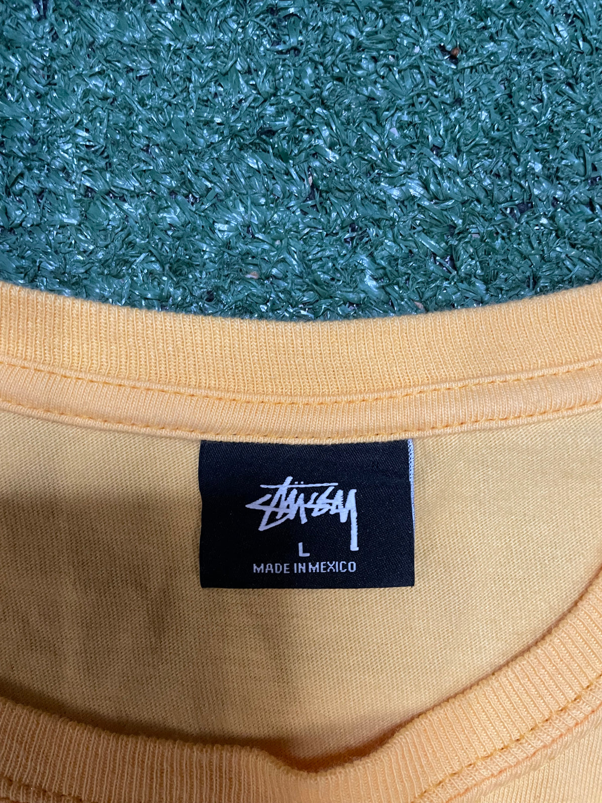Stussy Corp international yellow longsleeve