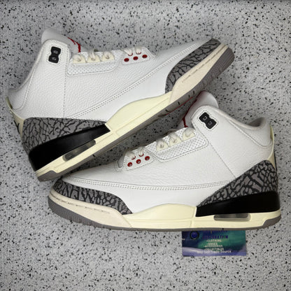 Jordan 3 White Cement Reimagined 8 Men/9.5 Women “Preowned”