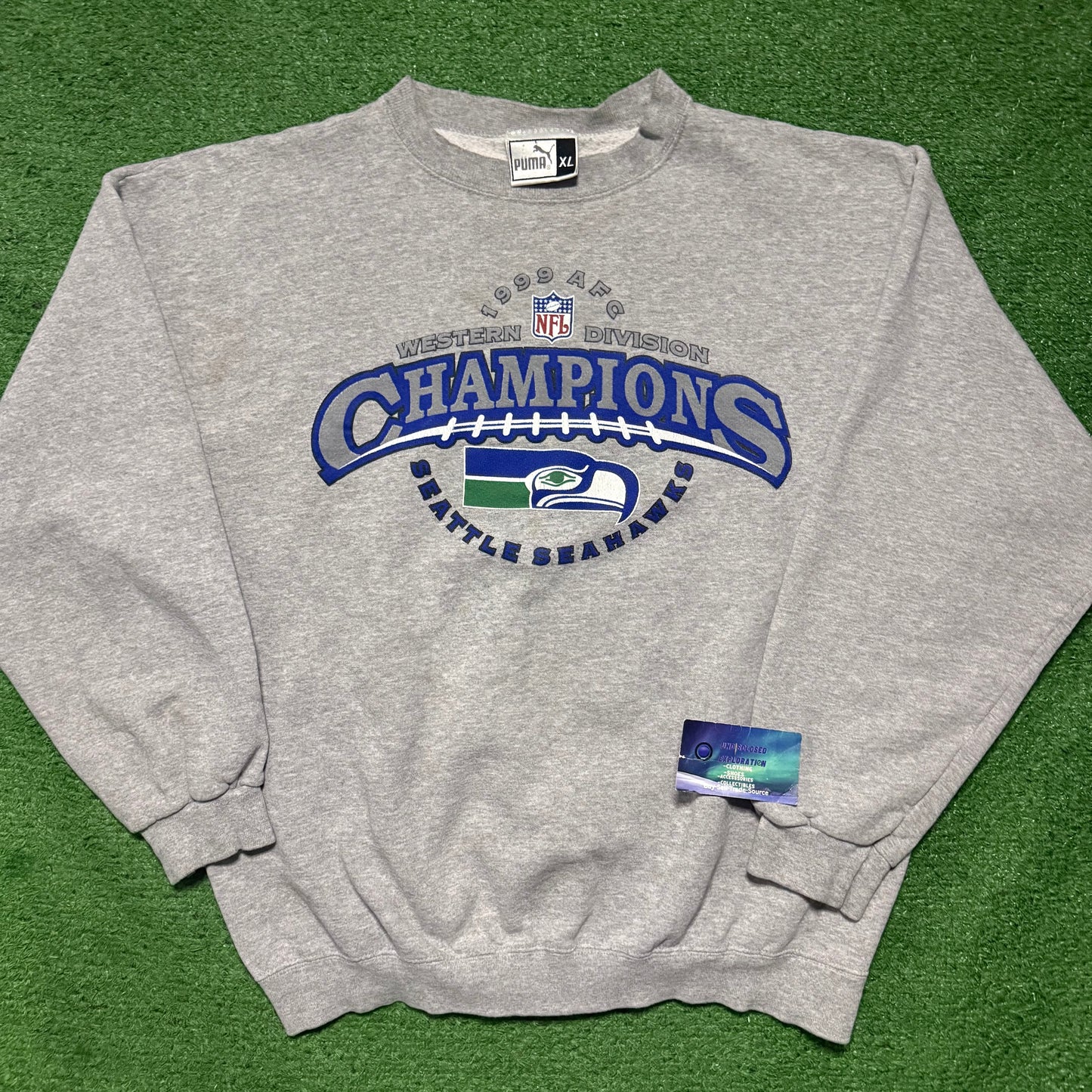Vintage Seattle Seahawks 1999 Western Division Champs